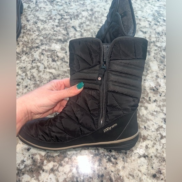 Columbia Heavenly Slip II Omni-Heat‎ Winter Boots Snow Waterproof Black Size 8.5 - Picture 3 of 5